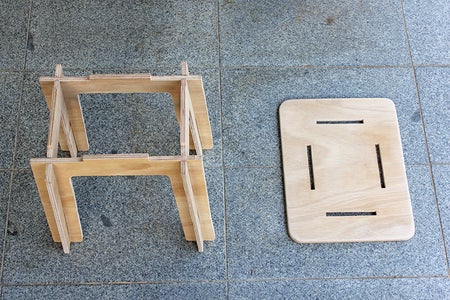 Assembling the Stool