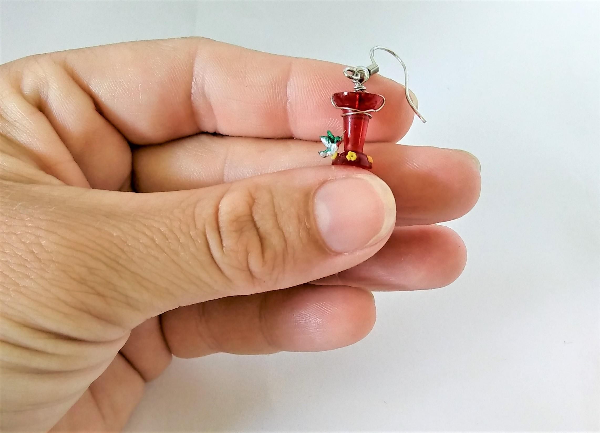 Mini Hummingbird Feeder Earrings 10 Steps (with Pictures) Instructables