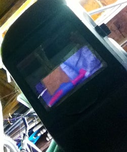 WELD  IRON  SPIKE  to  LAG  BOLT  THREAD