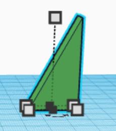 Make a Triangle for the Rudder Wing.