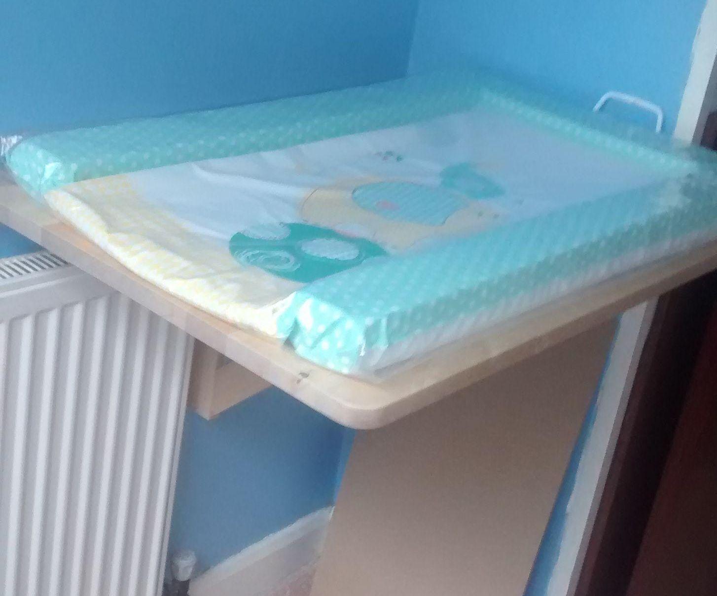 Fold Down Baby Changing Table From Swedish Space Saving Table 9 Steps