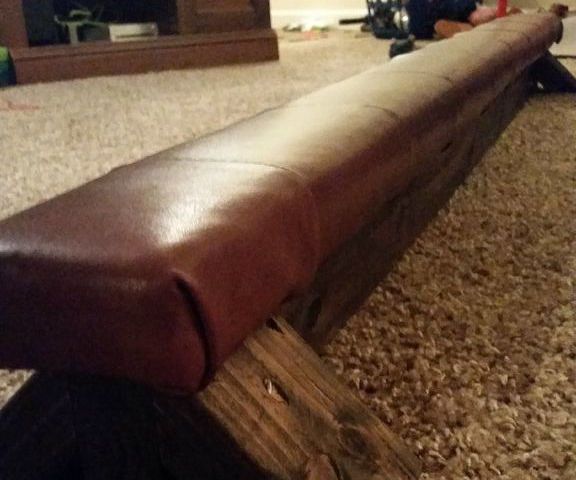 Padded Leather Balance Beam for the Kids