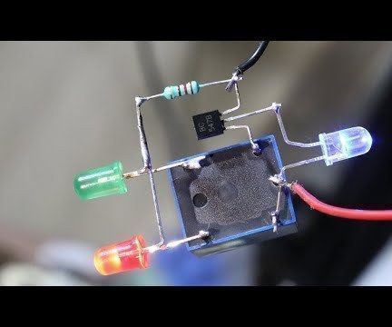LED Flasher Circuit With Relay