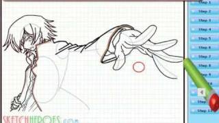 How to Draw Lelouch From Code Geass