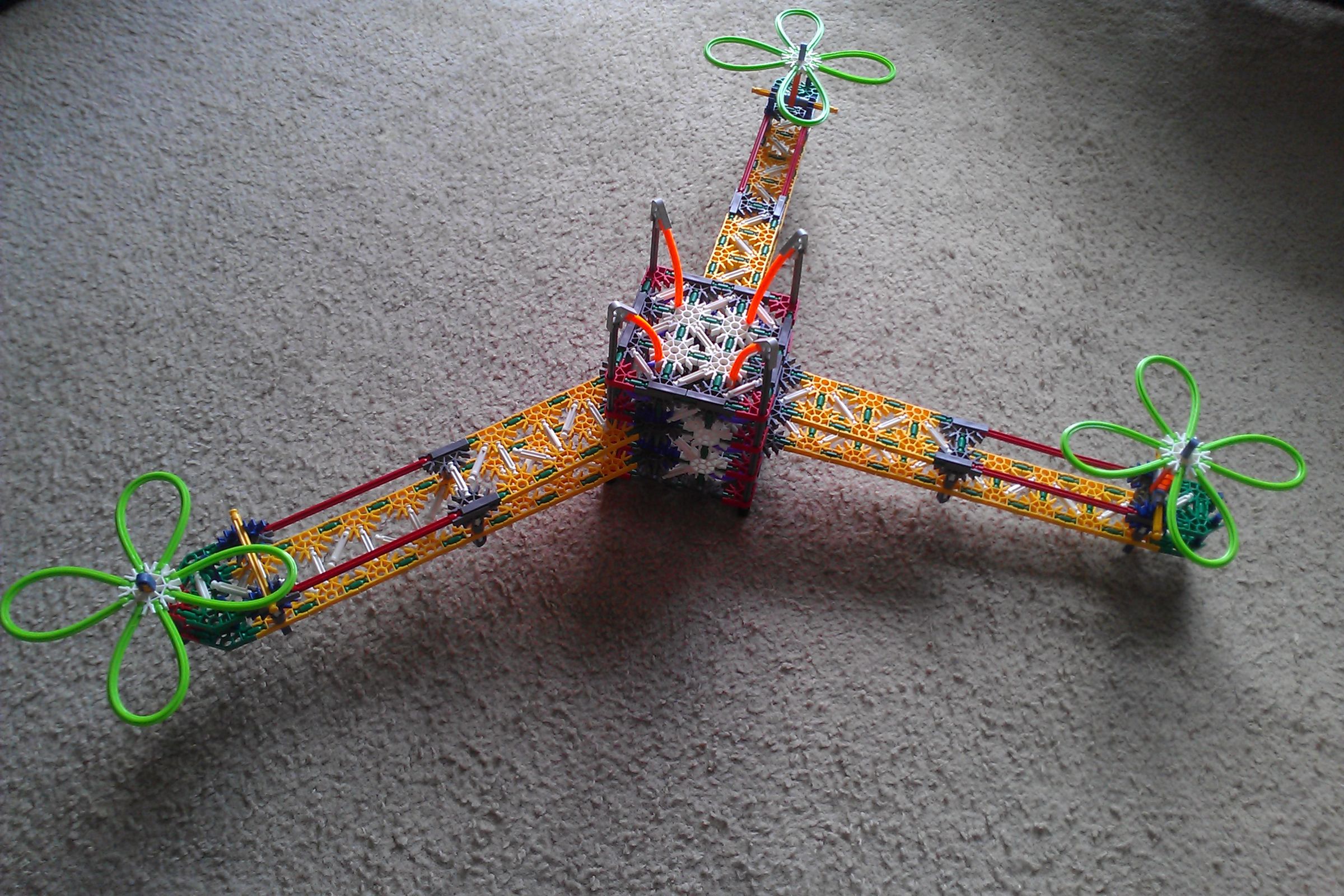 K'nex Tricopter Model!!!