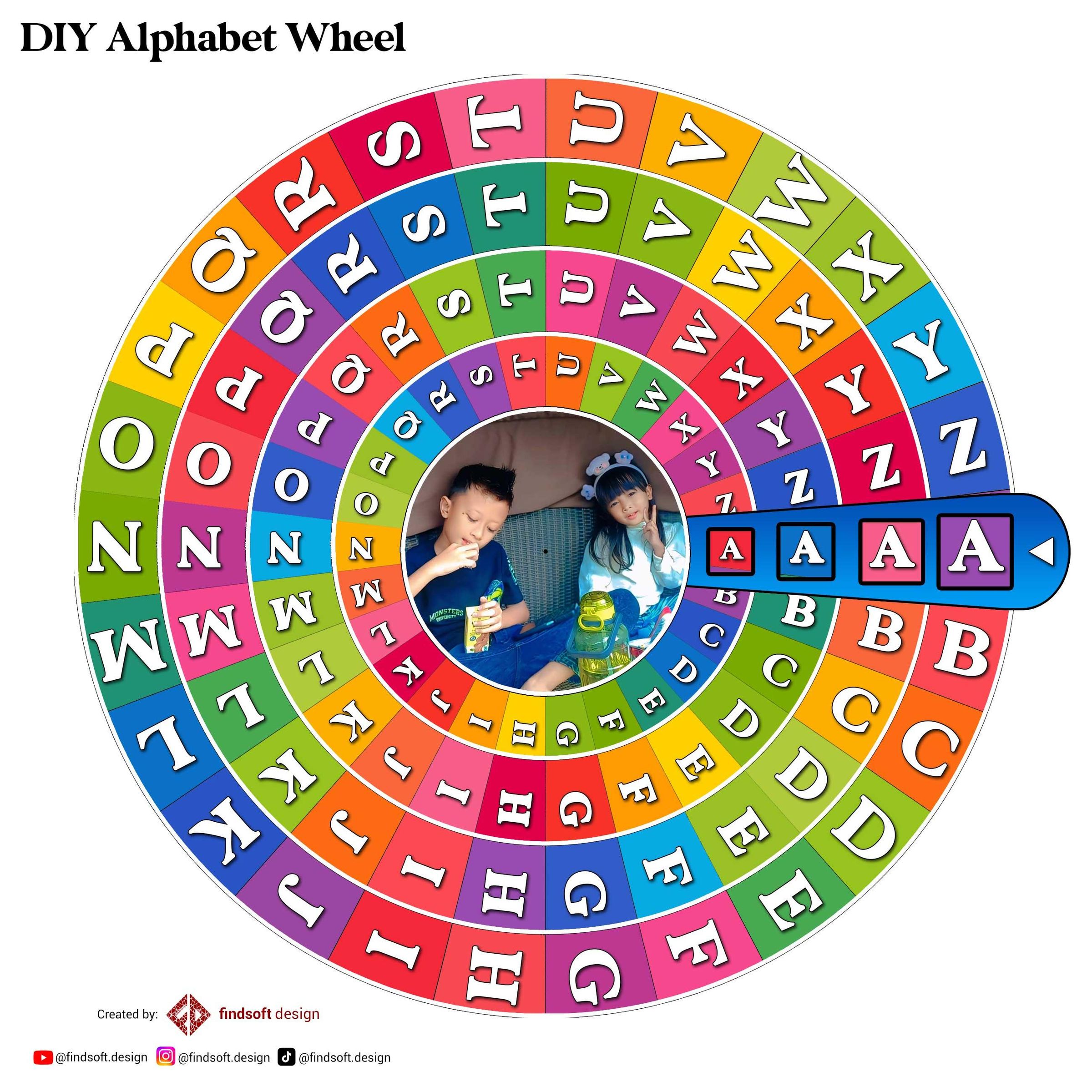 DIY Alphabet Wheel for Kids Learning : 13 Steps - Instructables