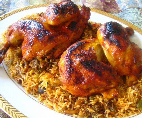 Chicken Kabsa (with Tahini)
