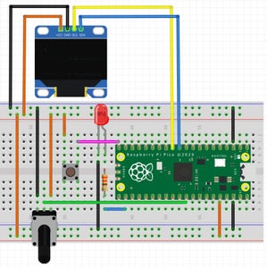 Dial Gauge With Pi Pico, SSD1306 and MicroPython - Advanced Graphics ...