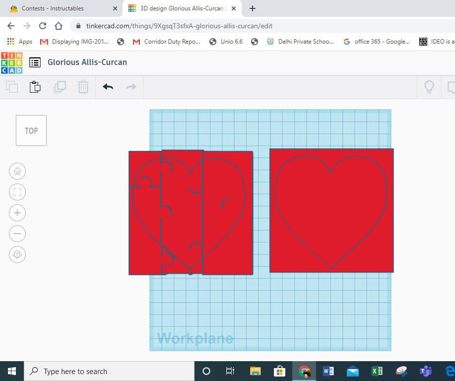 Jigsaw Puzzle- Using Tinkercad