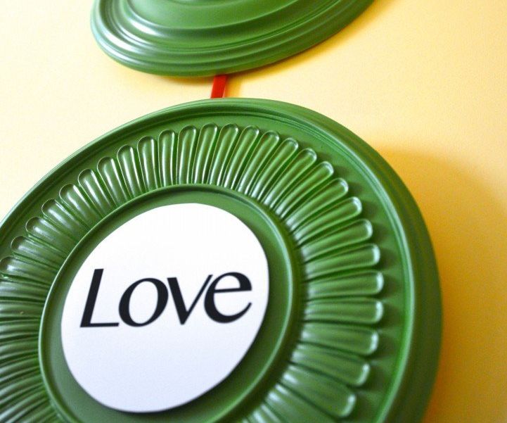 Holiday Wreaths Made From Ceiling Medallions