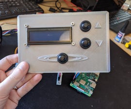 Mount Buttons and LCD Screen