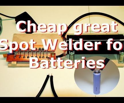 Spot Welder for lithium-ion 18650 battery Tutorial 