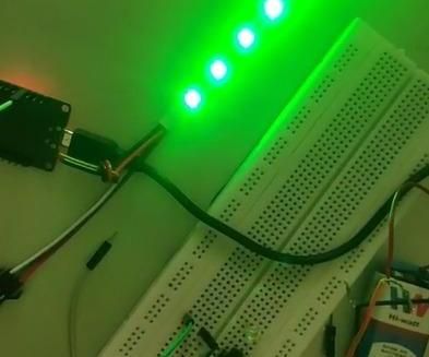 Bluetooth Controlled App for Operating Neopixel
