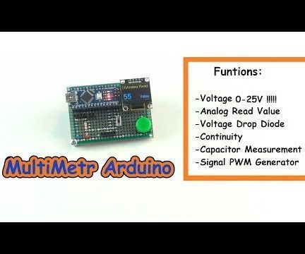  MultiMeter Arduino NANO and OLED I2c 0.96″ 