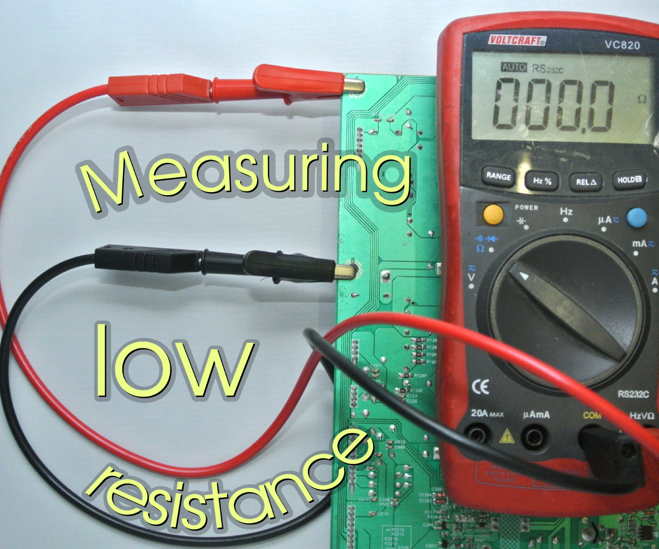 Measuring Low Resistance / 4-wire on the Cheap