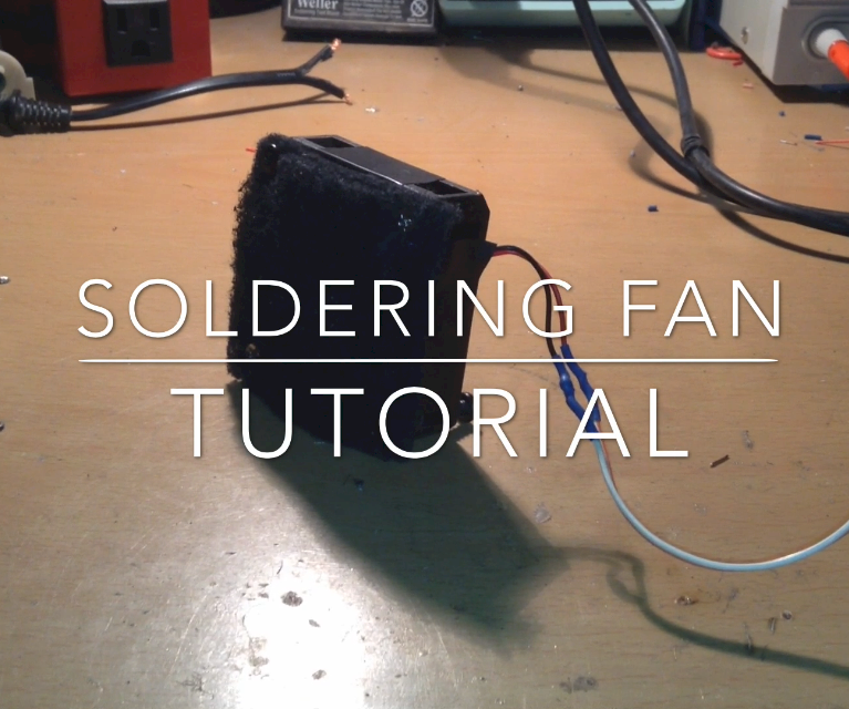 Cheap DIY Soldering Fan 5 Steps Instructables