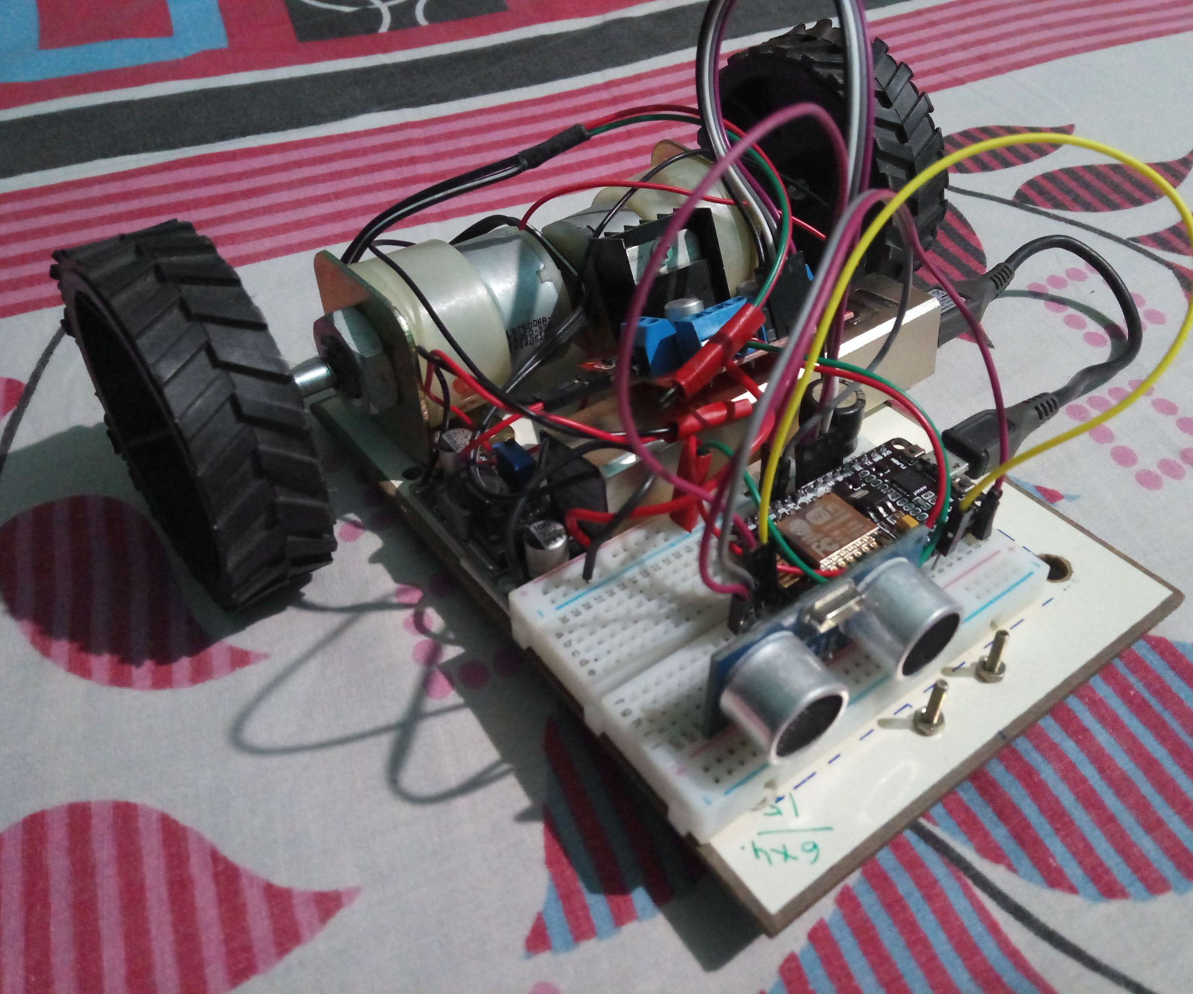 Follow Me Robot Using NodeMCU