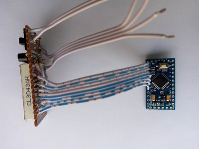 Connecting Display Board With Arduino Mini Pro