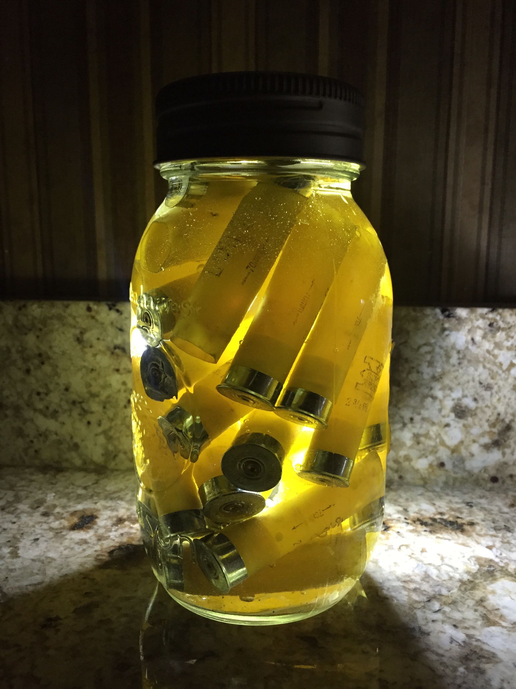 Mason Jar Shotgun Shell Nightlight