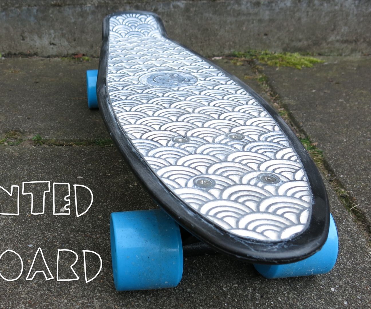 DIY Painted Skateboard
