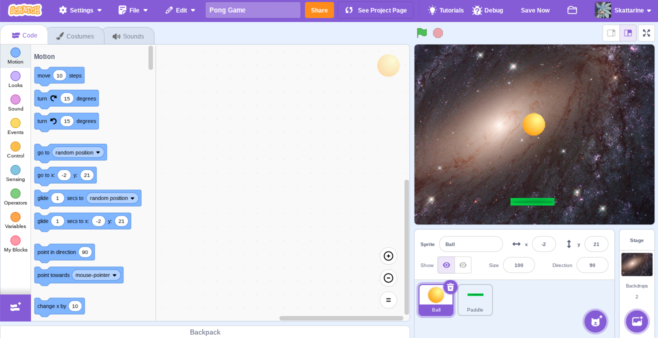How to Make a Pong Game on Scratch : 8 Steps - Instructables