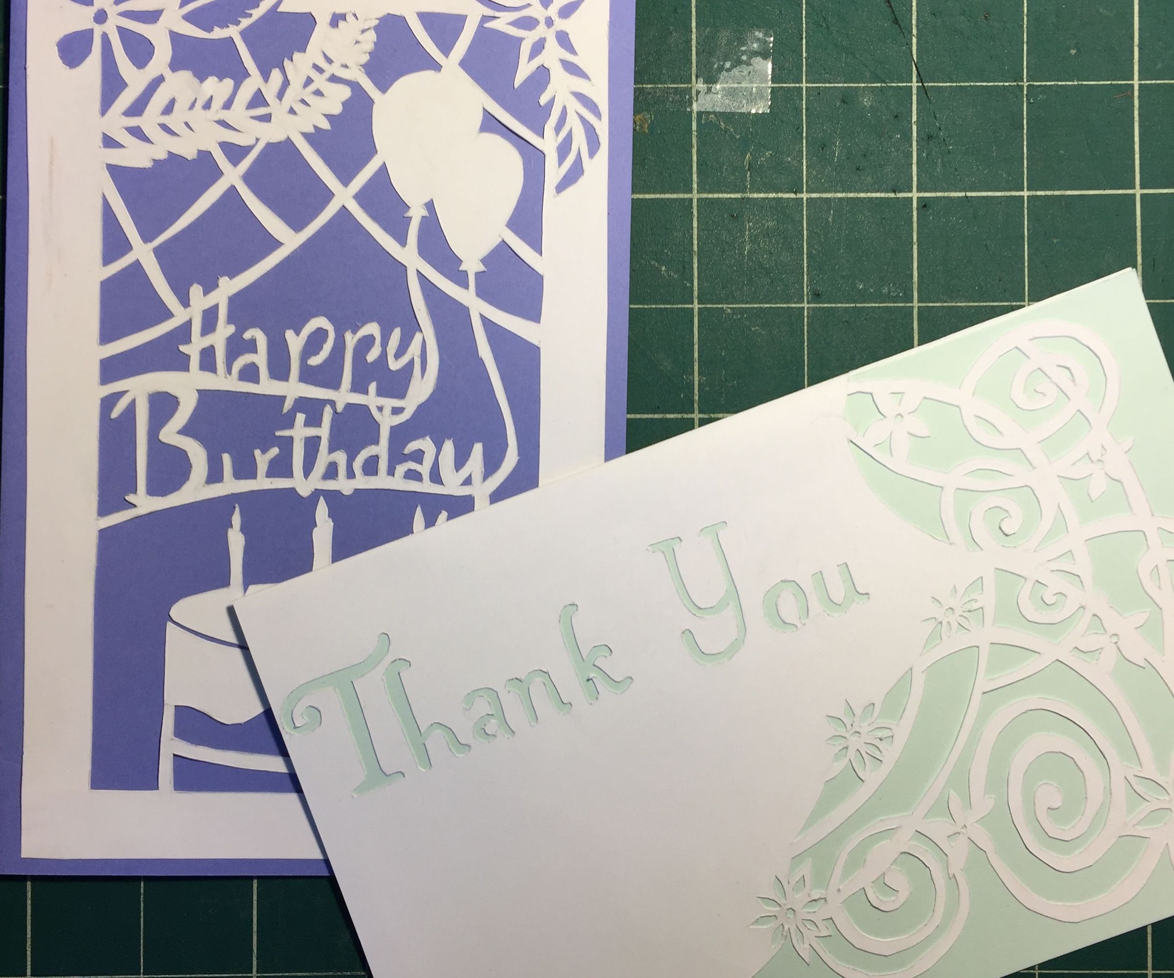 Paper Cut Out Card