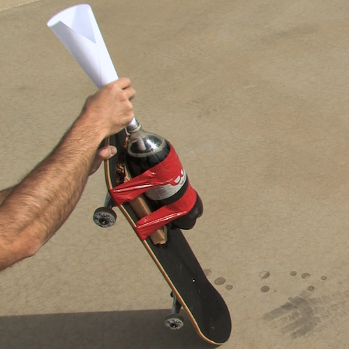 Mentos And Coke Rocket Car