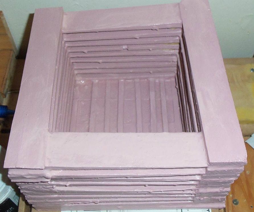 Box Made of Wood Shims