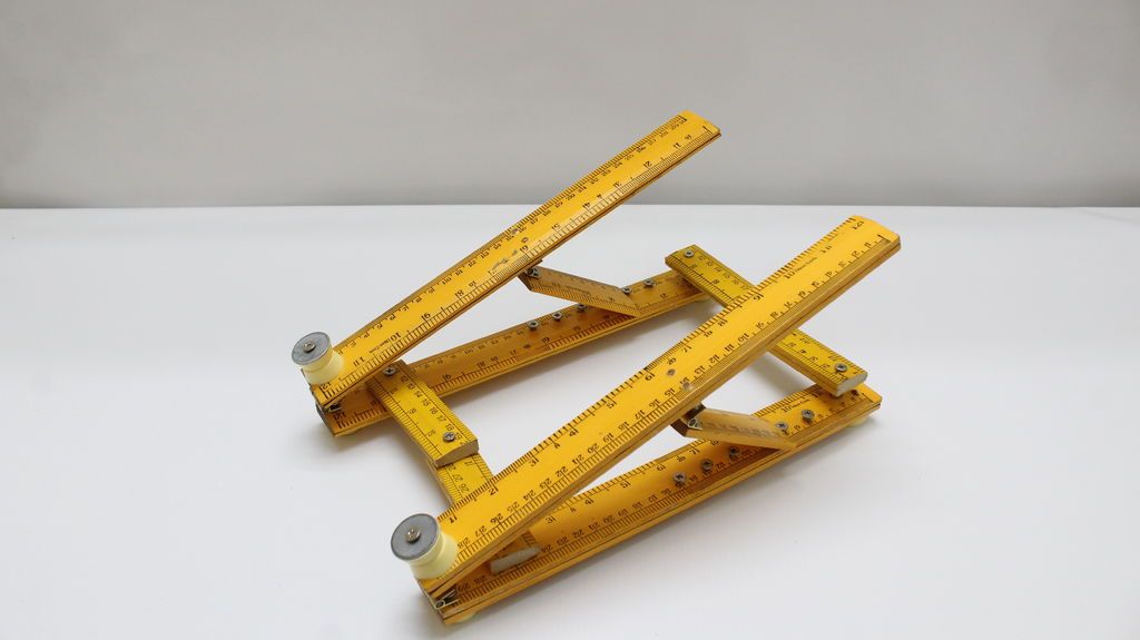 Foldable Laptop Stand Using Wooden Rulers 3 Steps (with Pictures)