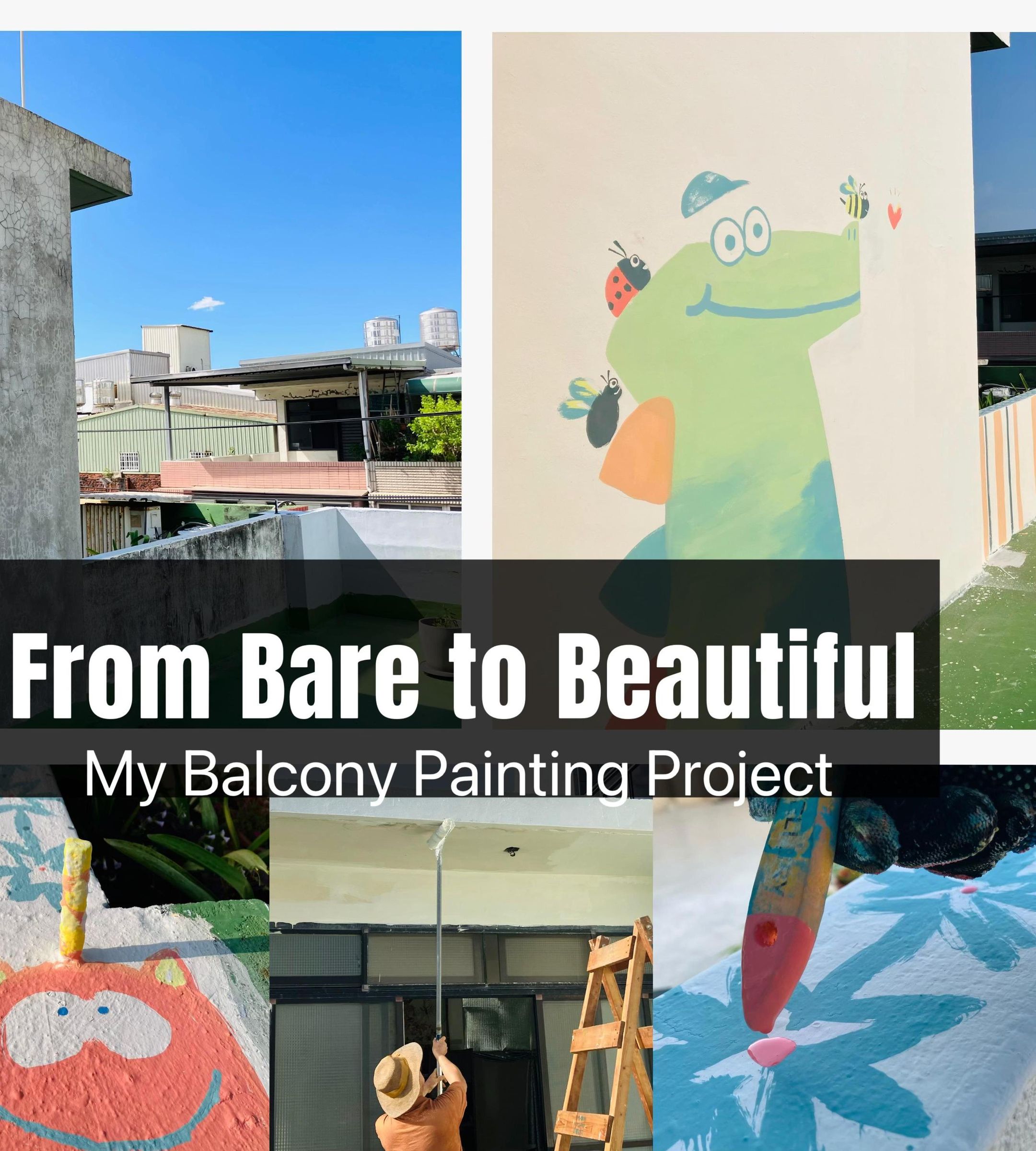 From Bare to Beautiful: My Balcony Painting Project