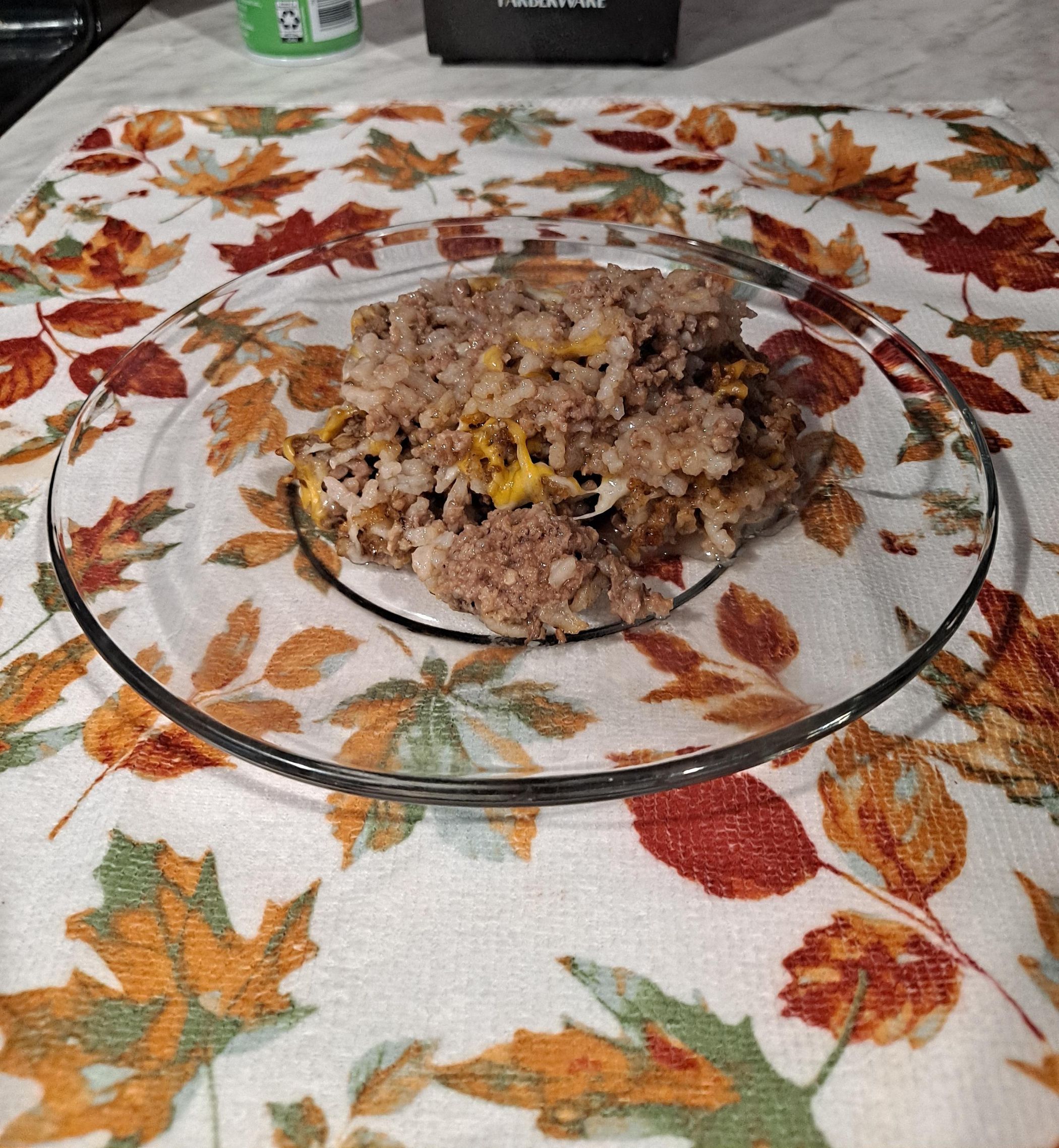Rice and Beef Casserole 4 Steps Instructables