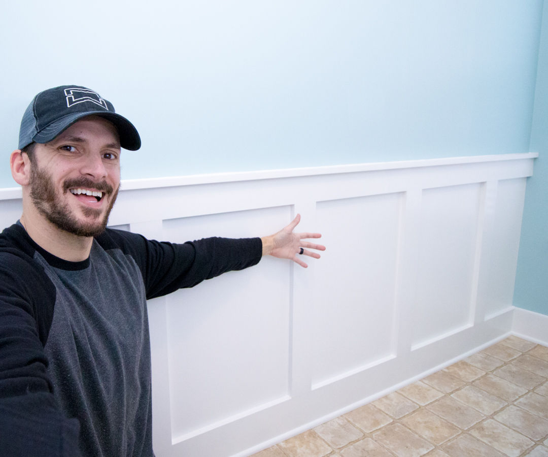 Installing Board and Batten Wainscoting
