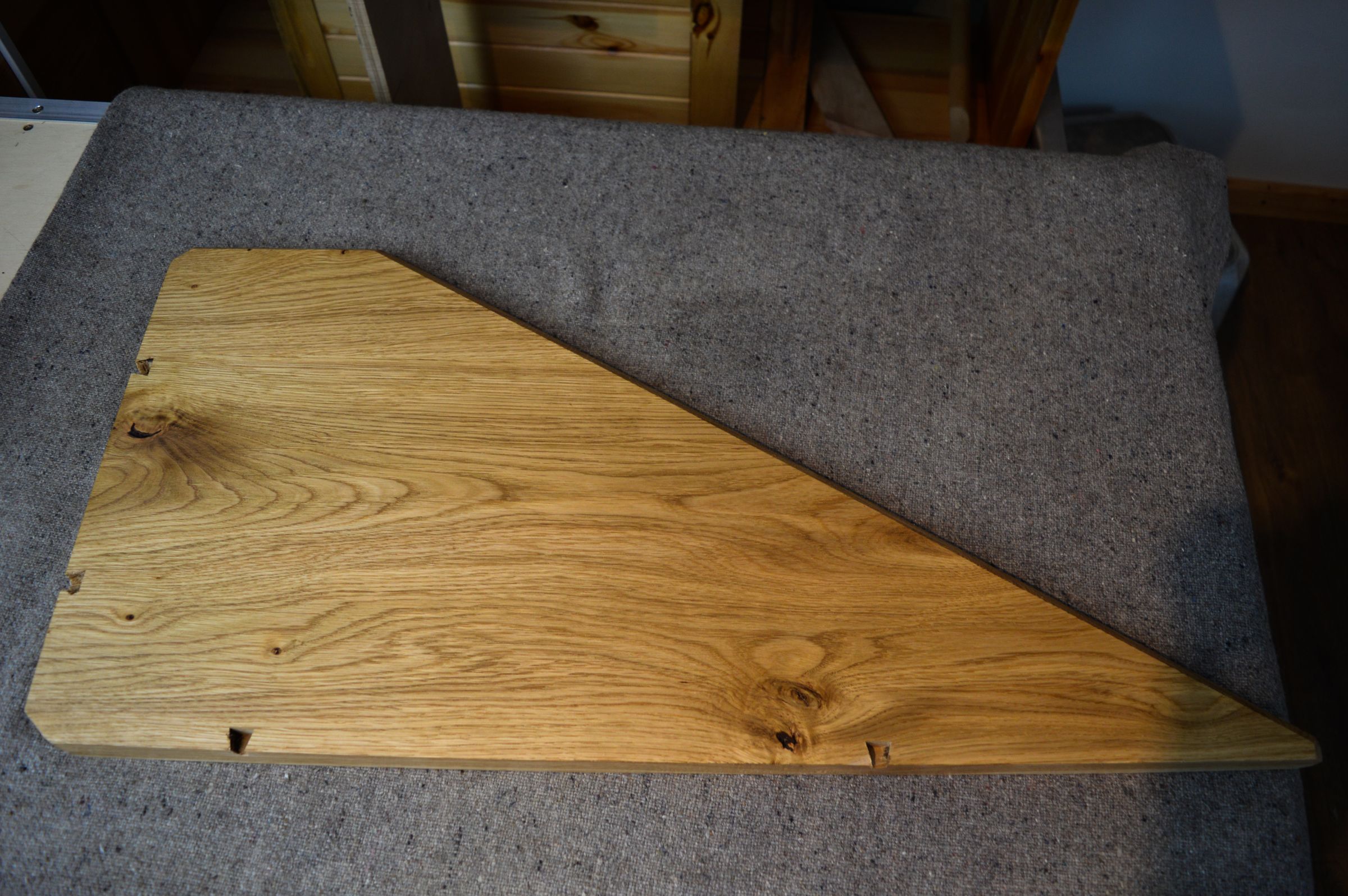 Beautiful White Oak Floating Corner Shelf 10 Steps (with Pictures