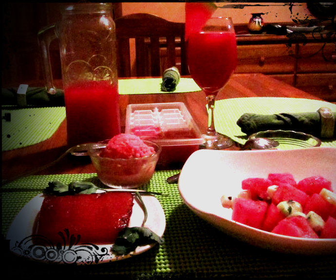 Full Course Watermelon Meal for Two!