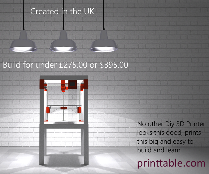 PRINTTABLE the Affordable, Attractive IKEA Lack Table Hack to Create a 3D Printer
