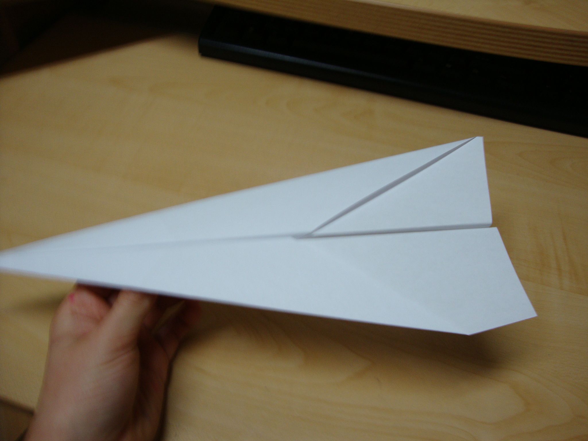 How to make a paper airplane!