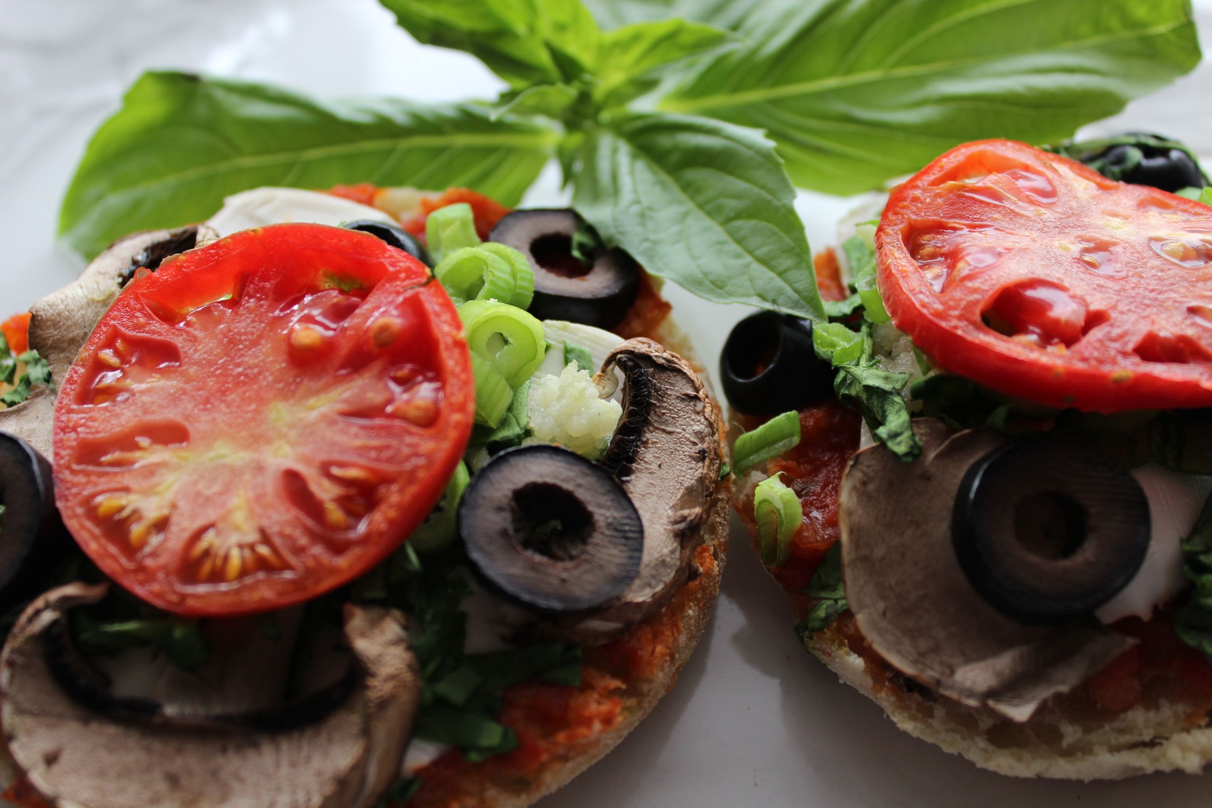 Mini Vegan Pizzas