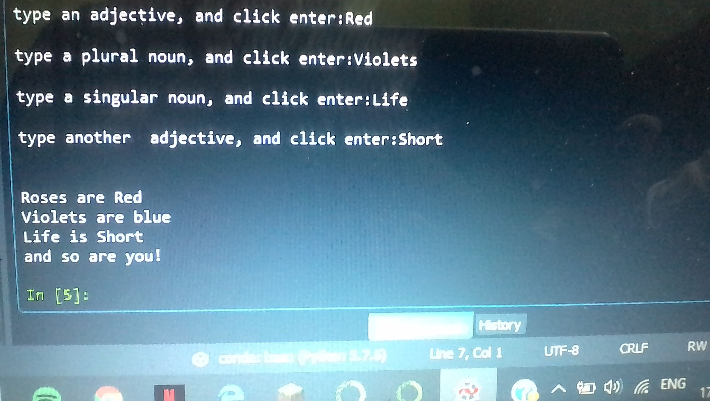 Mad Lib With Python : 10 Steps - Instructables