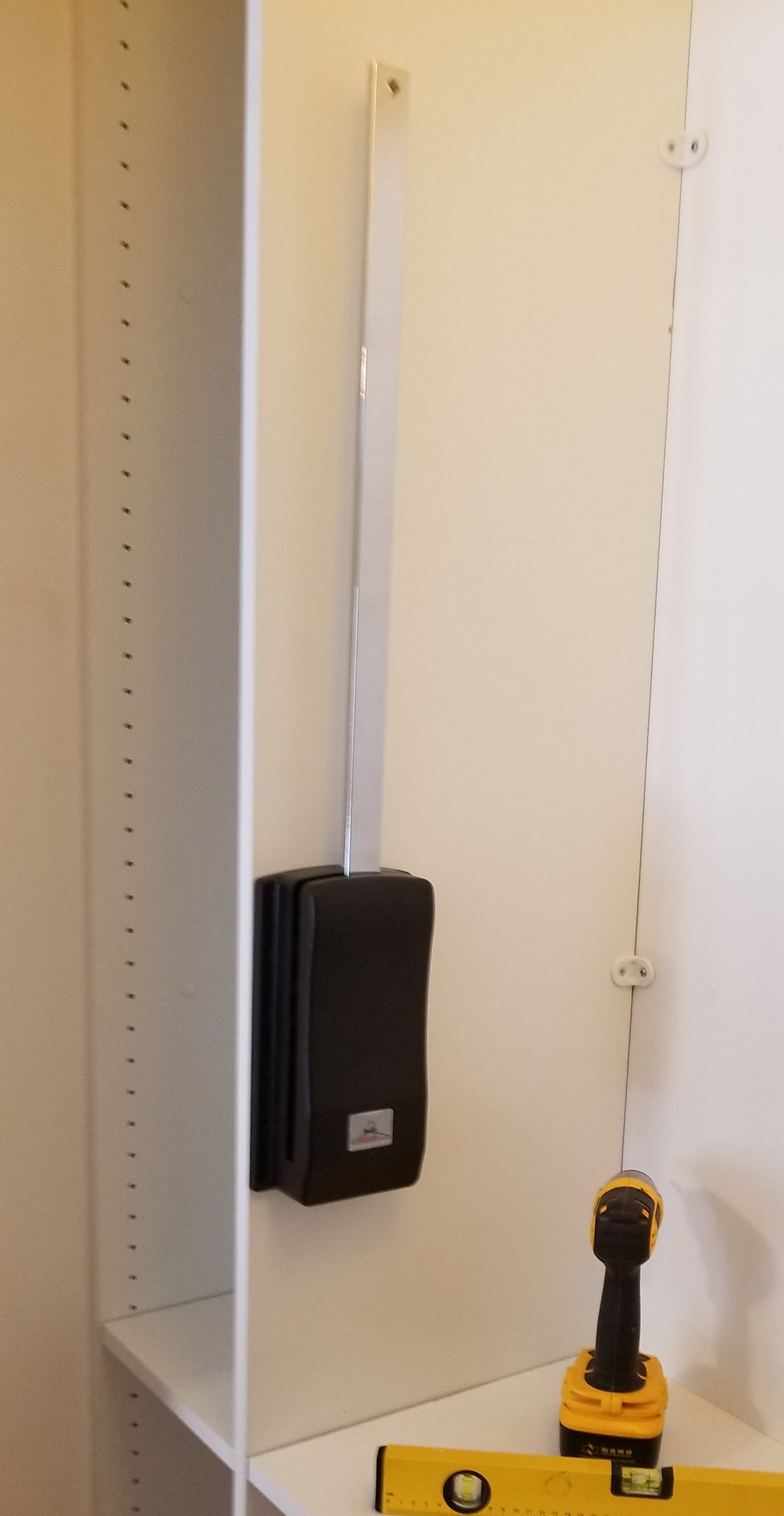 Closet System With Dual Pull Down Rods for 400 6 Steps (with