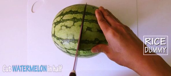 Step 1: Cut Watermelon
