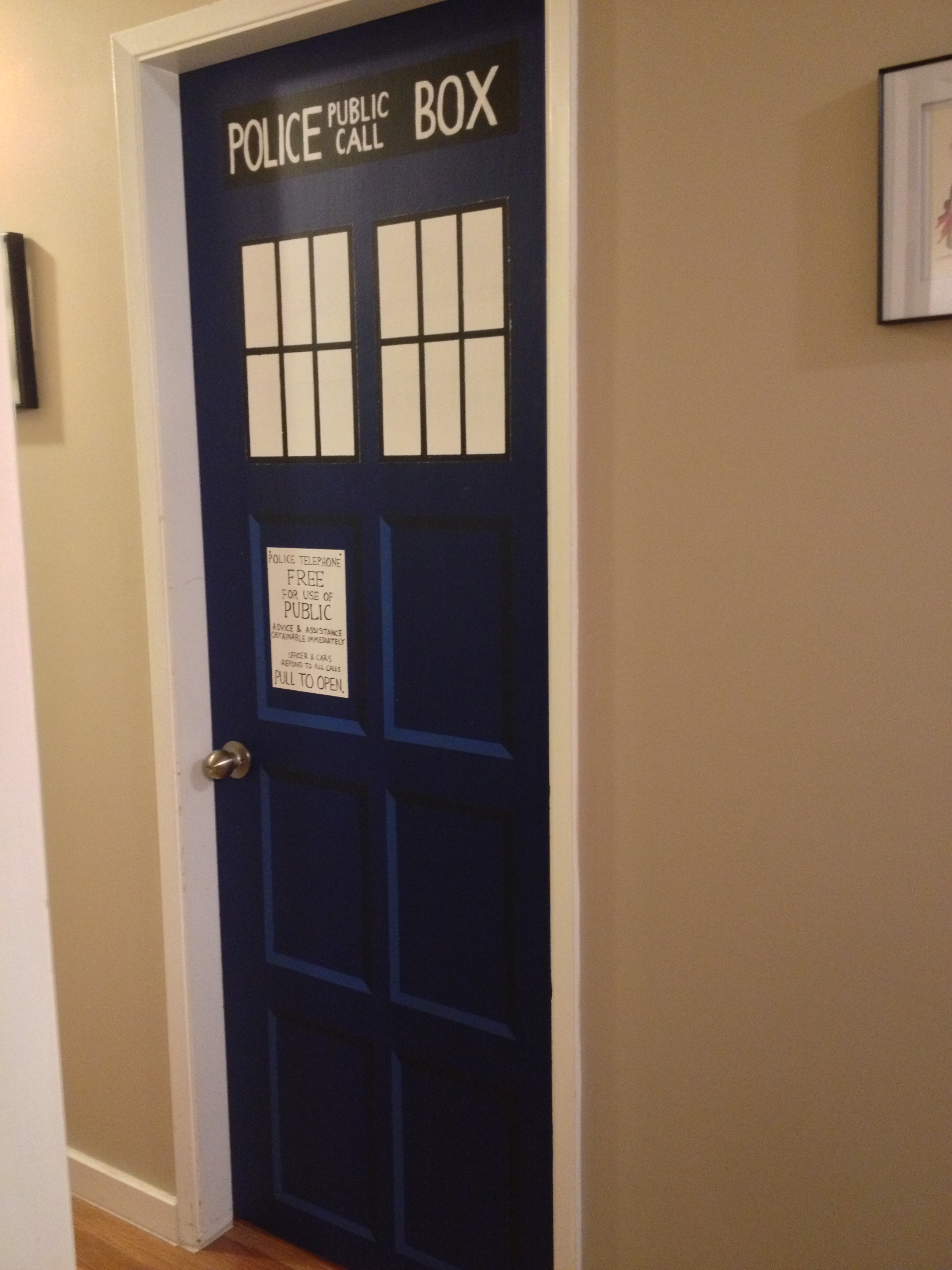 TARDIS Bedroom Door
