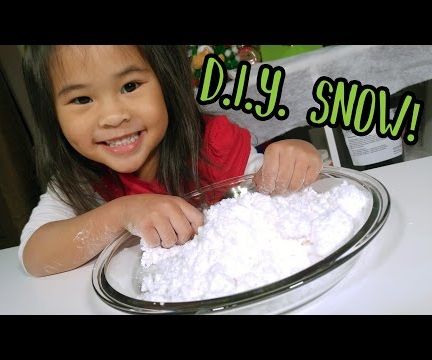 DIY Snow! | Fake Snow | Sensory Snow