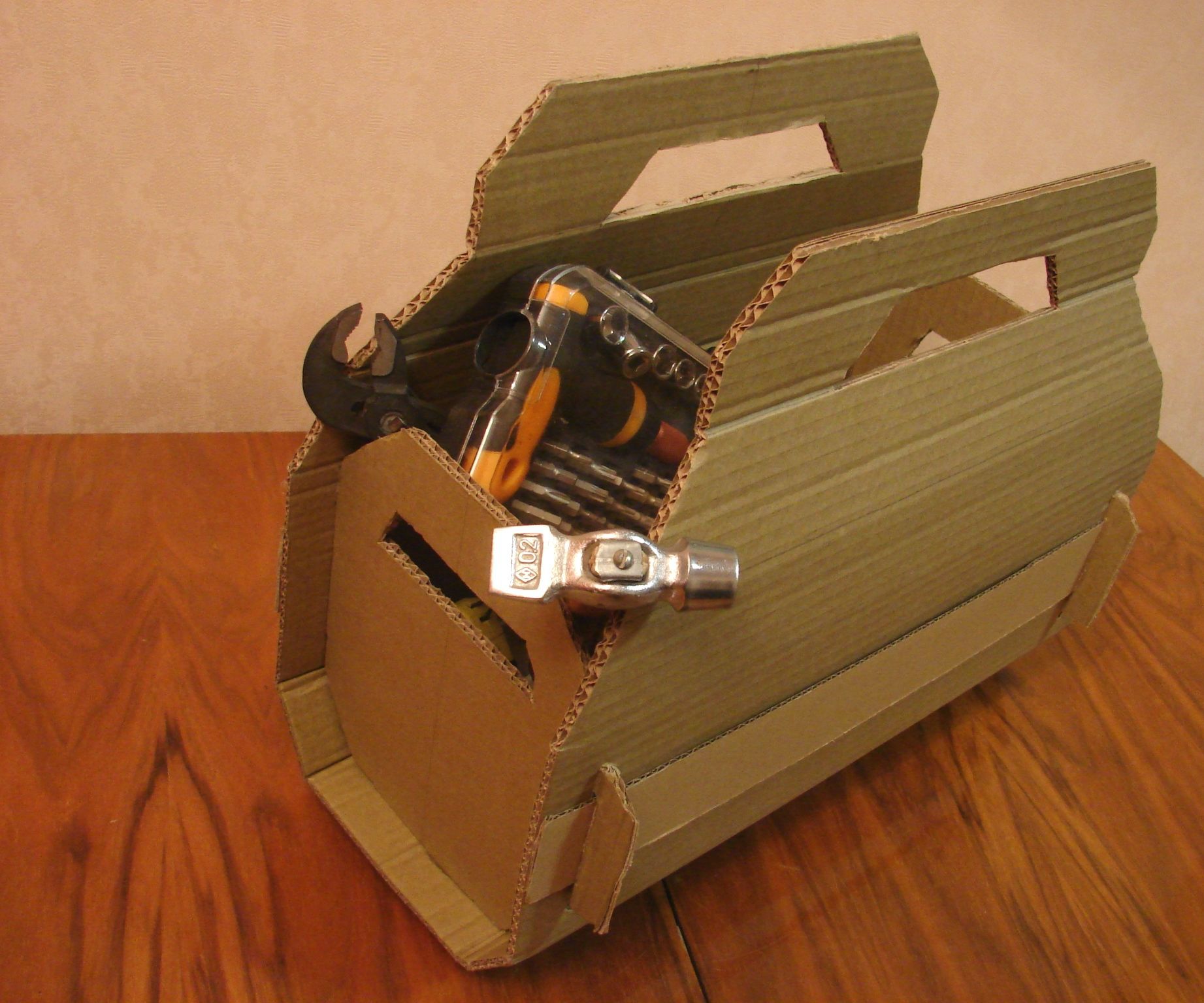 Cardboard Tool Bag