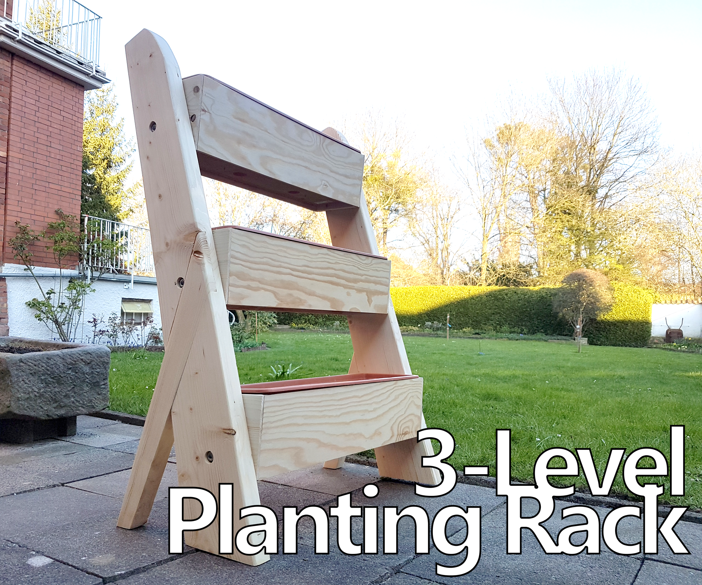 How to Make a 3-Level Planting Rack