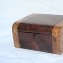 dogwood burl and walnut freehand pick box