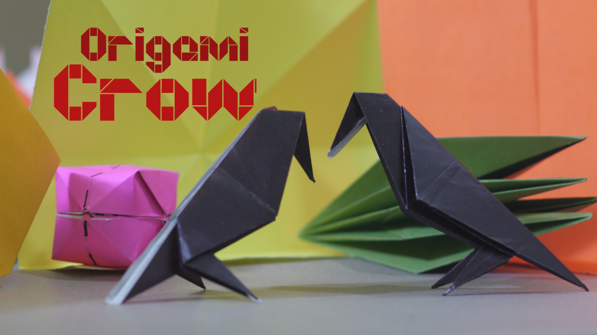 How to Make a Origami Crow (Traditional Design)