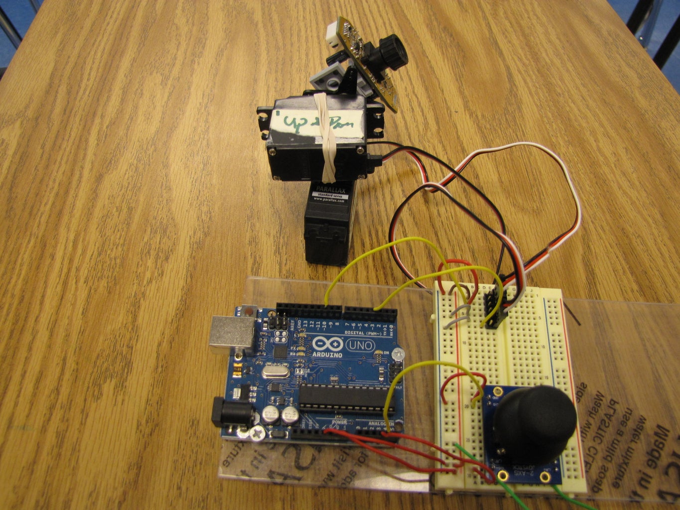 Arduino + 2 Servos + Thumbstick (joystick) : 5 Steps (with Pictures ...