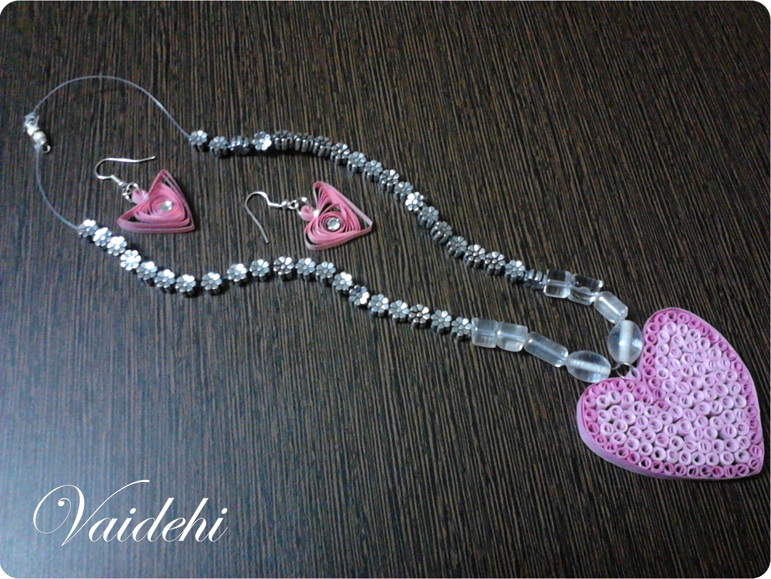 Valentine's Day Quilling Jewellery for Girls