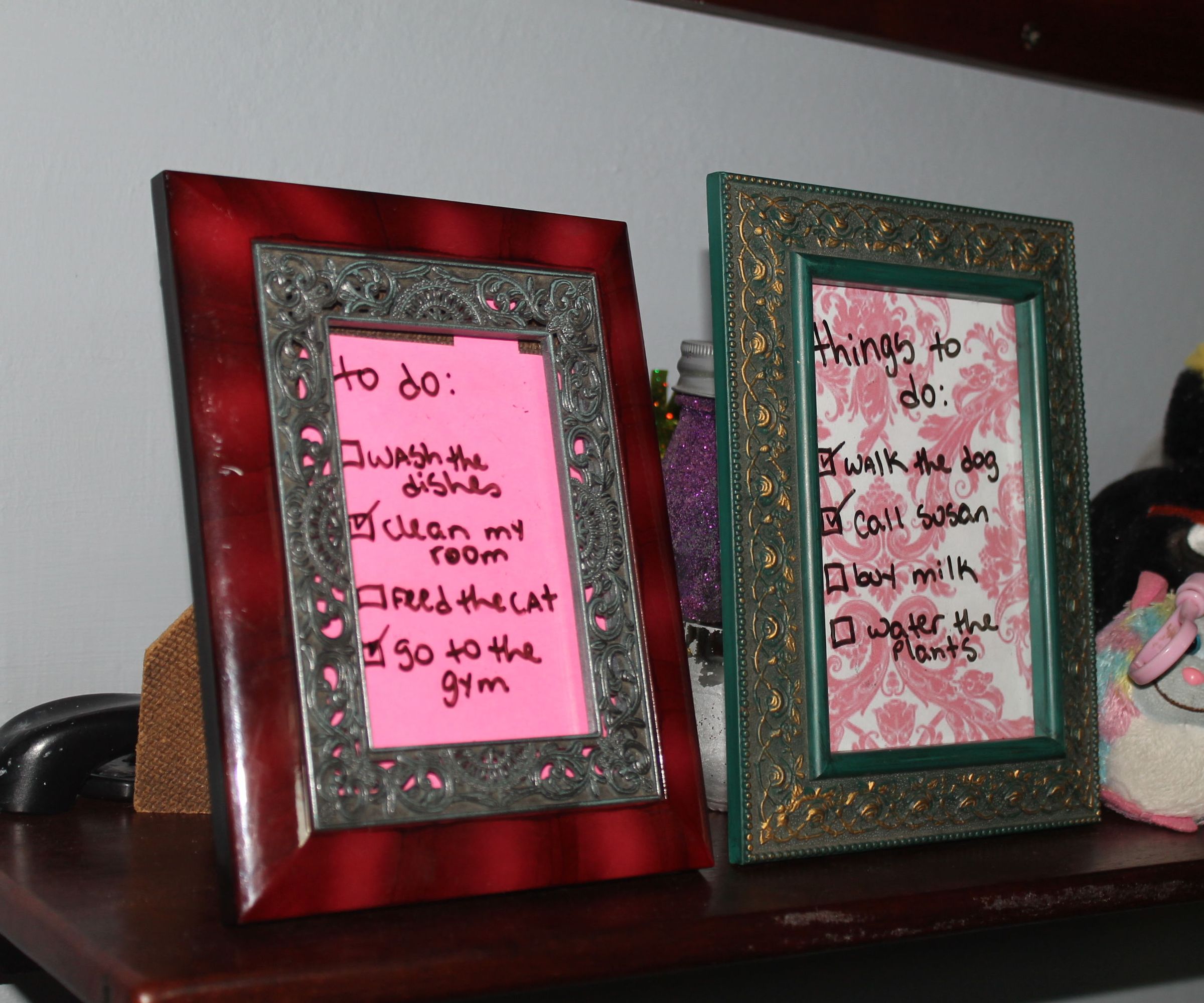 DIY Framed to Do List