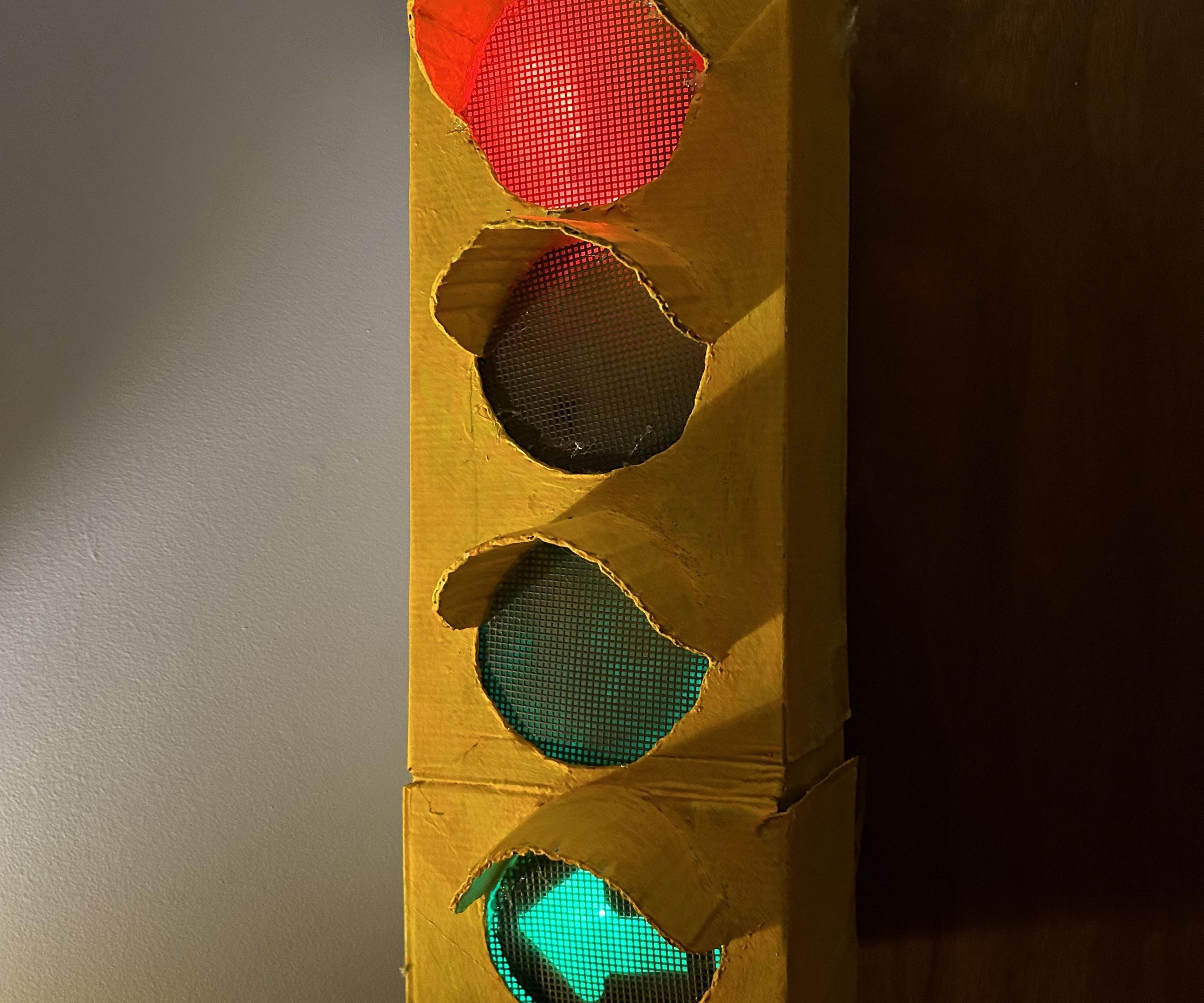 Giant Stoplight Lamp